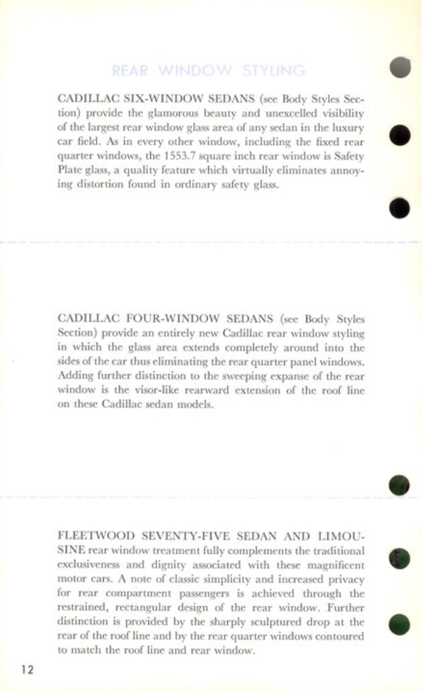 1959 Cadillac Salesmans Data Book Page 115
